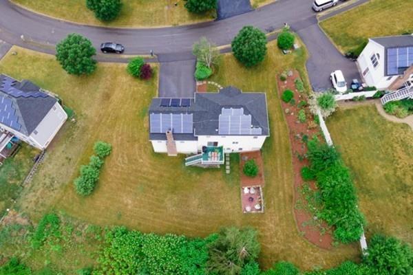 6 Carley Circle Rutland, MA 01543 - Photo 39 of 39 an aerial view of residential houses with outdoor space and swimming pool