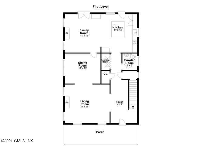 102 River Road Cos Cob, CT 06807 - Photo 12 of 14 a picture of a floor plan