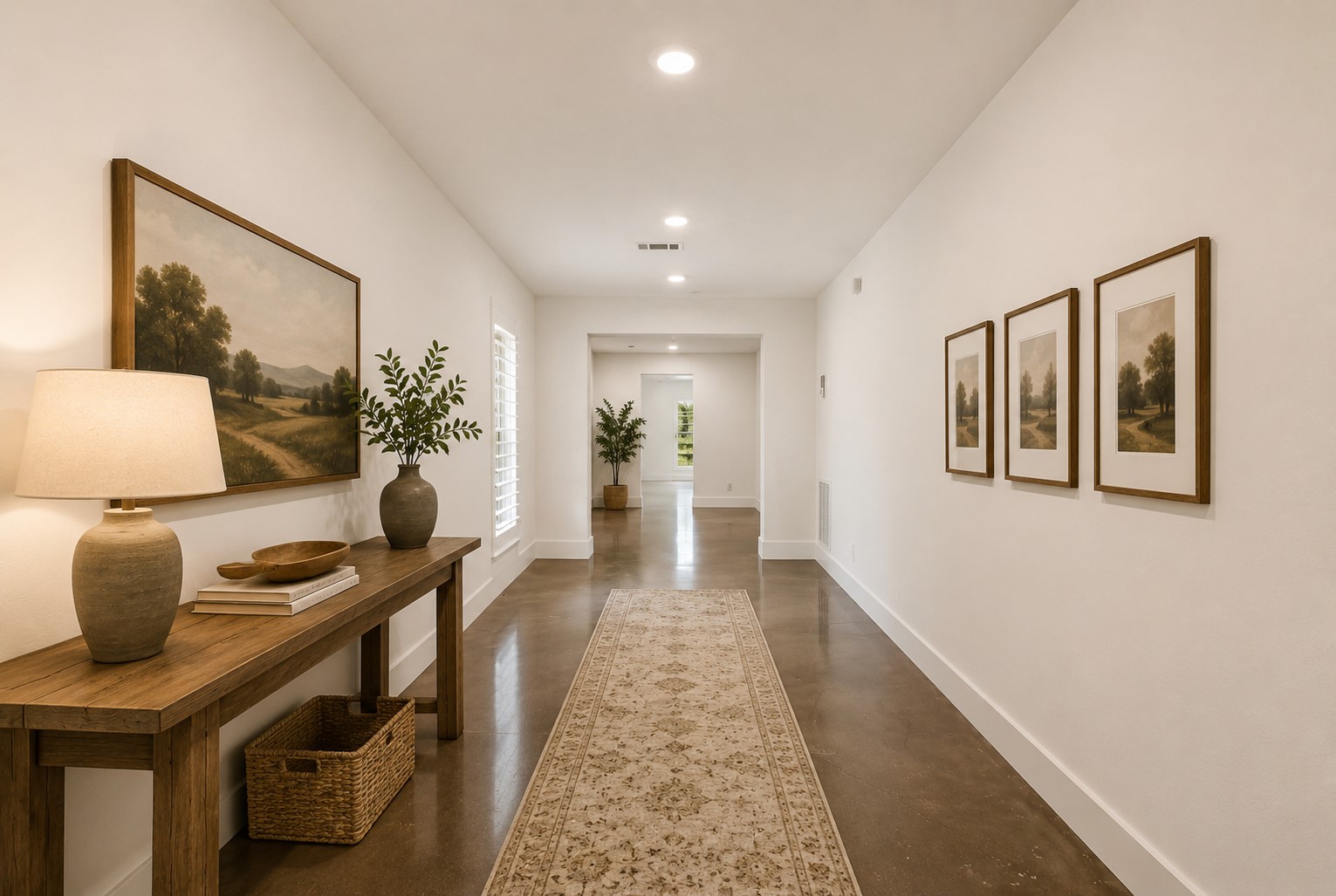 1589 County Road 252 Anderson, TX 77830 - Photo 17 of 50 a hallway with furniture and view of living room