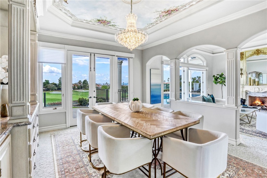 39 Marbella Dana Point, CA 92629 - Photo 11 of 58 a view of a dining room with furniture window and outside view