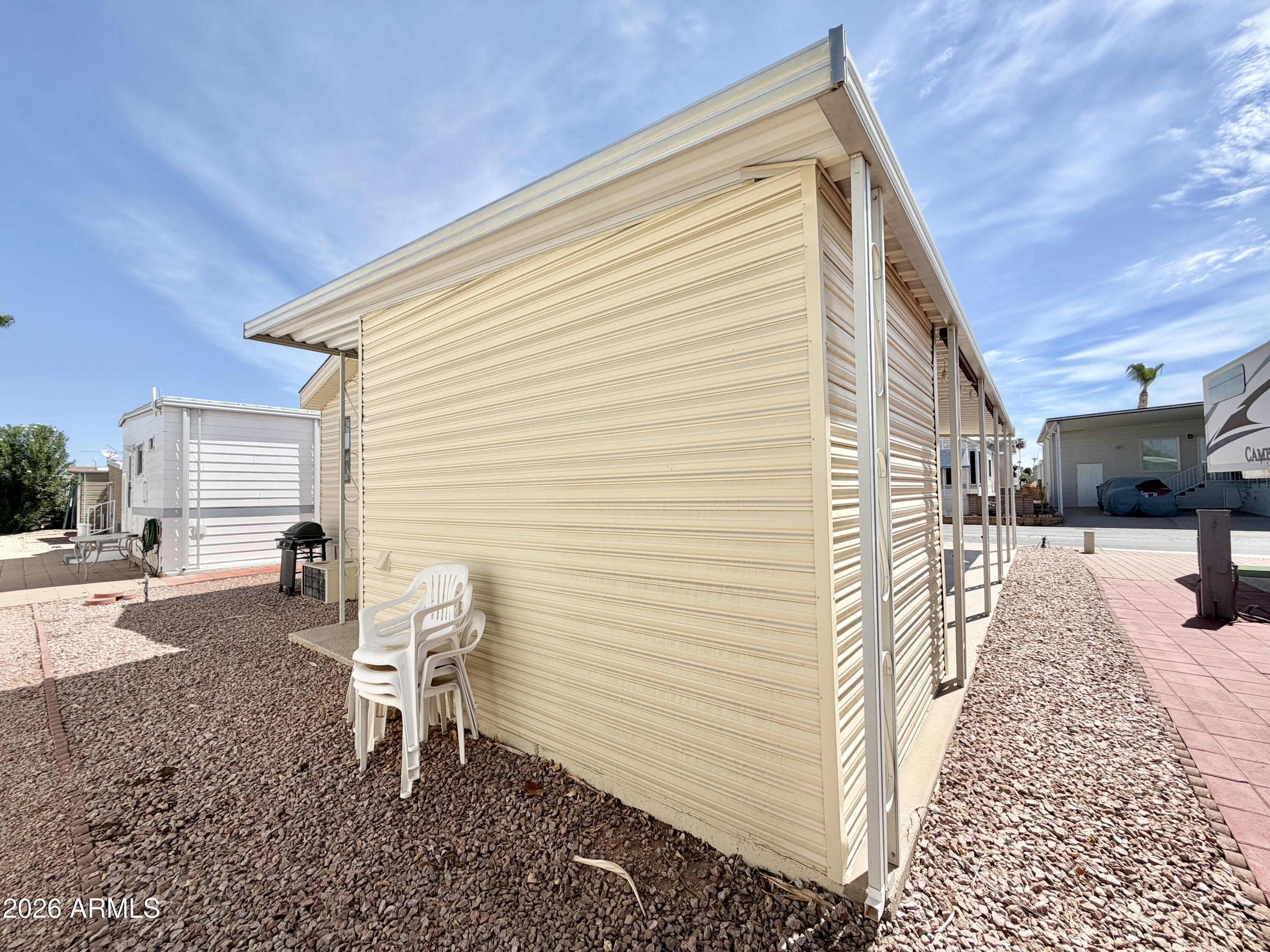 111 South Greenfield Road, Unit 294 Mesa, AZ 85206 - Photo 33 of 48 BACK/SIDE OF SHED