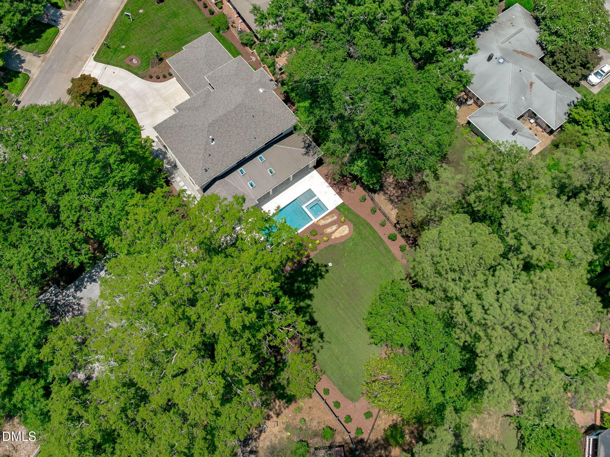 1718 Piccadilly Lane Raleigh, NC 27608 - Photo 56 of 60 Aerial-5