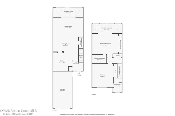 $2,350 | 459 Ibis Lane, Unit 412, Satellite Beach, FL 32937