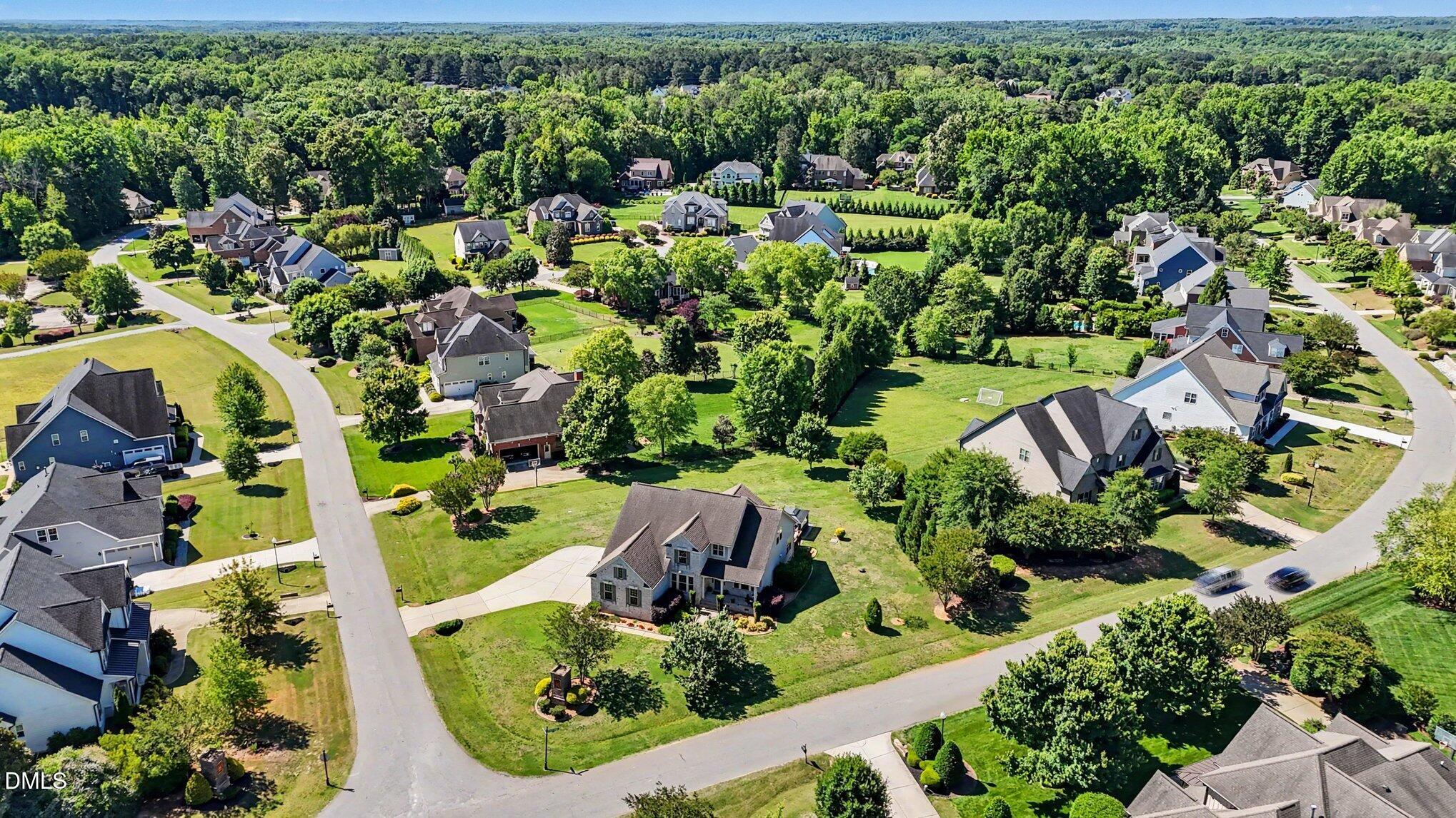 4000 Banks Stone Drive Raleigh, NC 27603 - Photo 50 of 60 an aerial view of a garden with plants