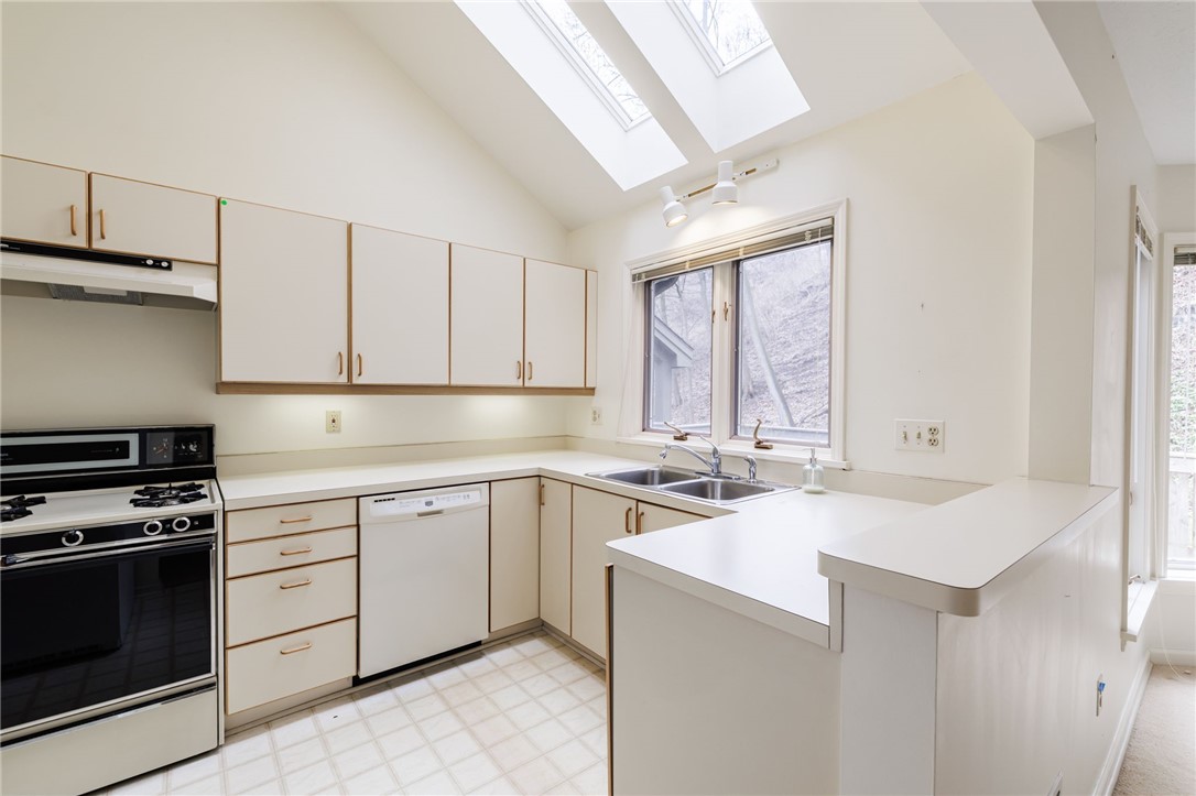 223 Highland Parkway Rochester, NY 14620 - Photo 12 of 29 Bright kitchen with skylights