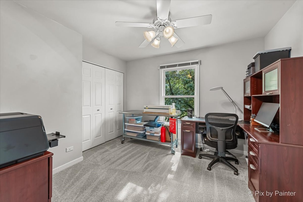 1820 Crofton Drive Algonquin, IL 60102 - Photo 36 of 60 a view of a workspace with furniture and a window