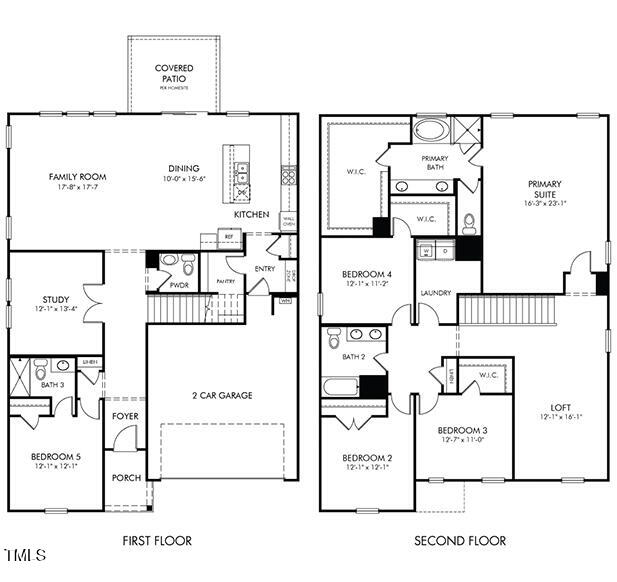 3521 Telluride Trail Raleigh, NC 27616 - Photo 32 of 32 Floorplan