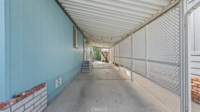 a view of outdoor seating space