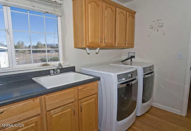 a view of storage and utility room