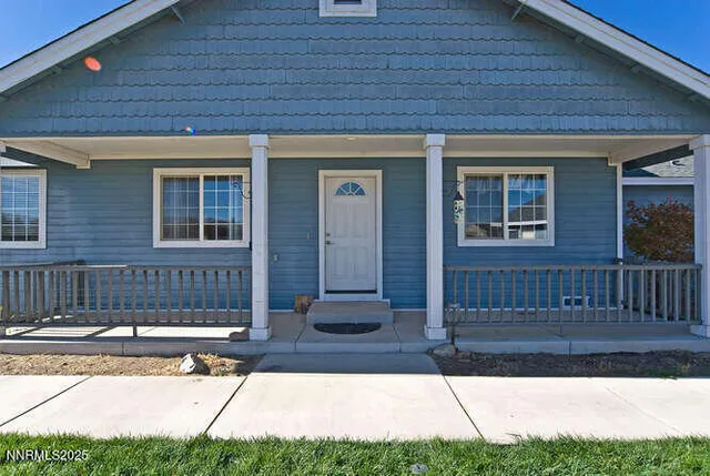 a view of a house with a patio