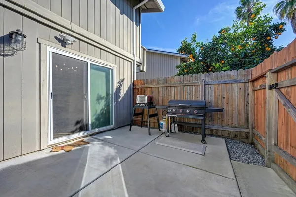 a view of a outdoor space with seating area