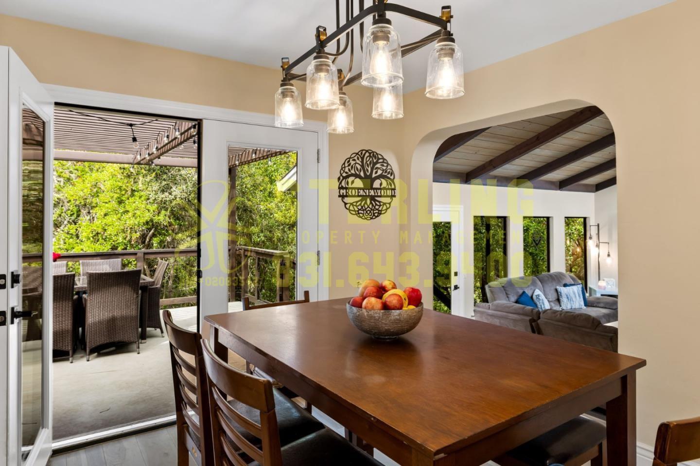 2040 Marsala Circle Monterey, CA 93940 - Photo 19 of 42 a view of a dining room with furniture window and outside view