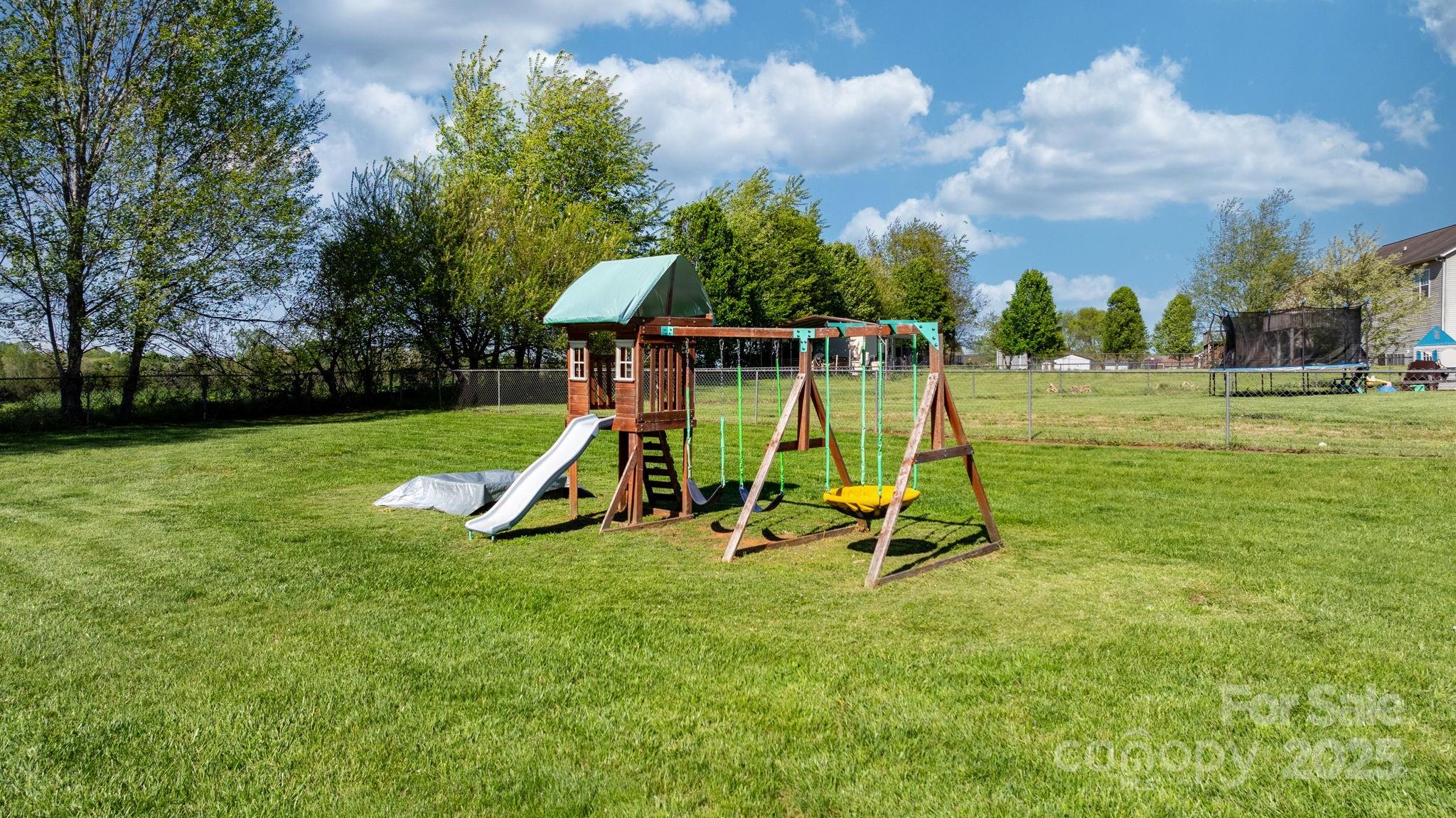 5184 Swinging Bridge Road Conover, NC 28613 - Photo 23 of 38 a view of a park with a slide