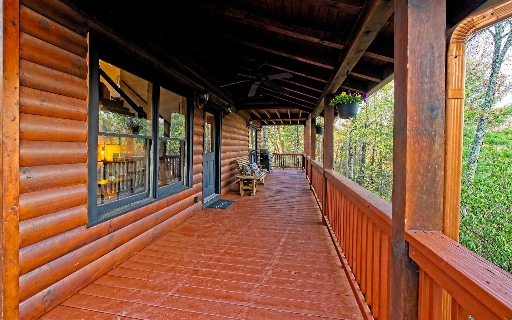 360 Tall Timber Mountain Road Blue Ridge, GA 30513 - Photo 3 of 52 a view of a balcony