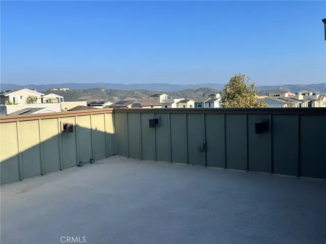 a view of a yard and street view