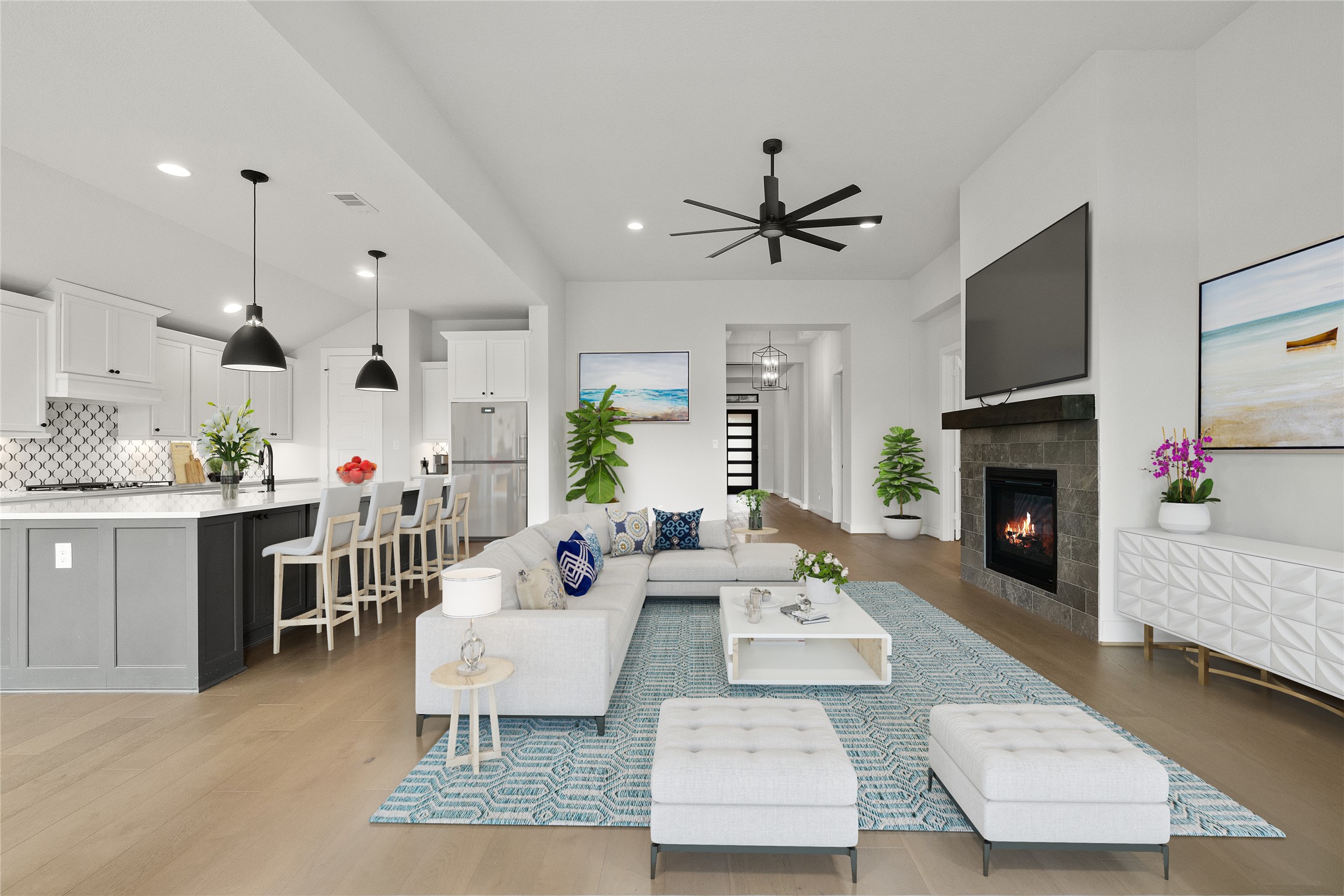 This gorgeous home was beautifully crafted and has been meticulously maintained by its owners.