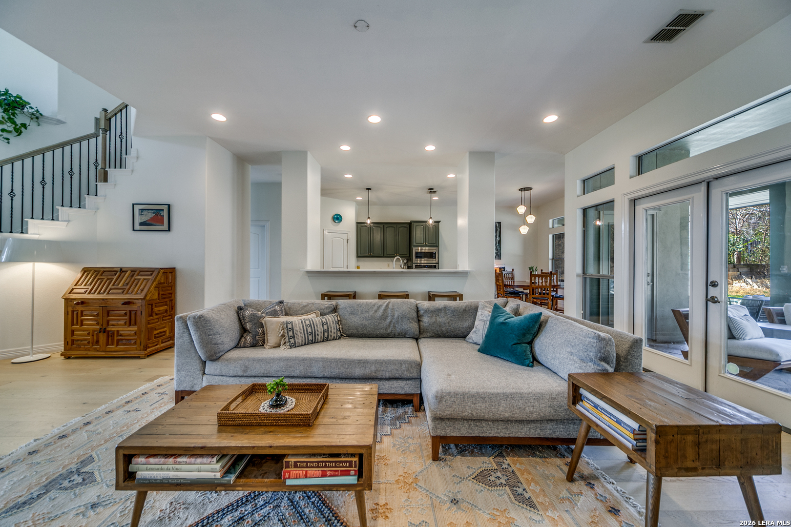 643 Ridge San Antonio, TX 78258 - Photo 16 of 45 a living room with furniture and a flat screen tv