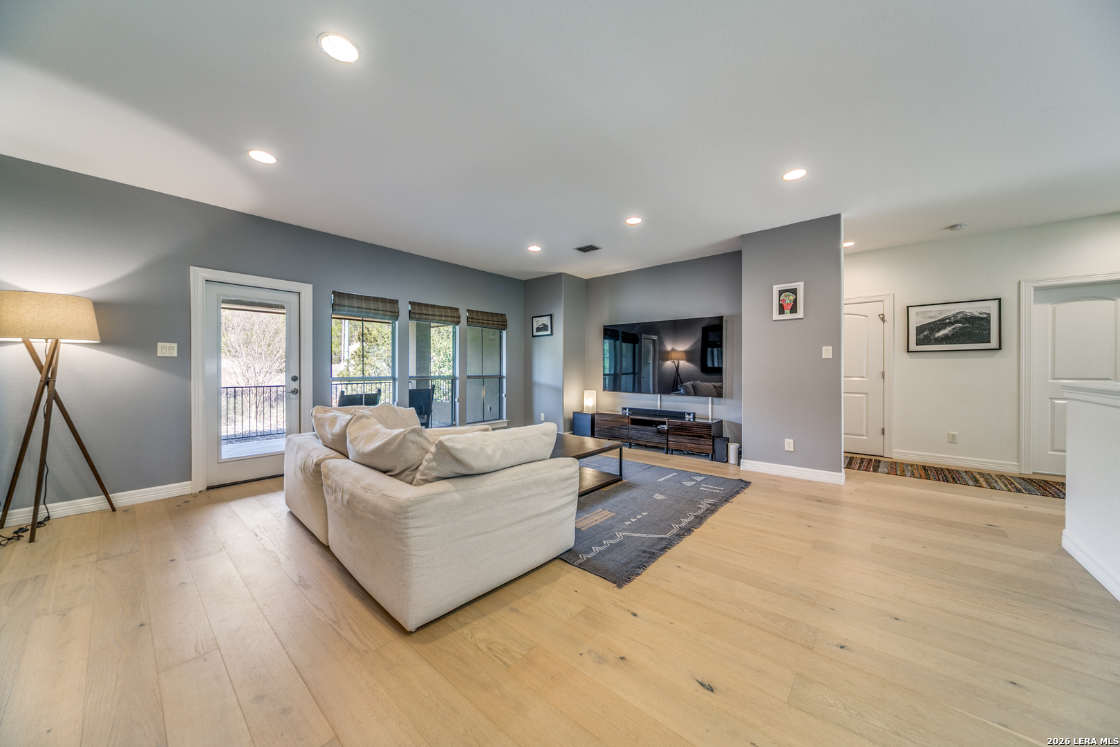 643 Ridge San Antonio, TX 78258 - Photo 32 of 45 a living room with furniture and a flat screen tv