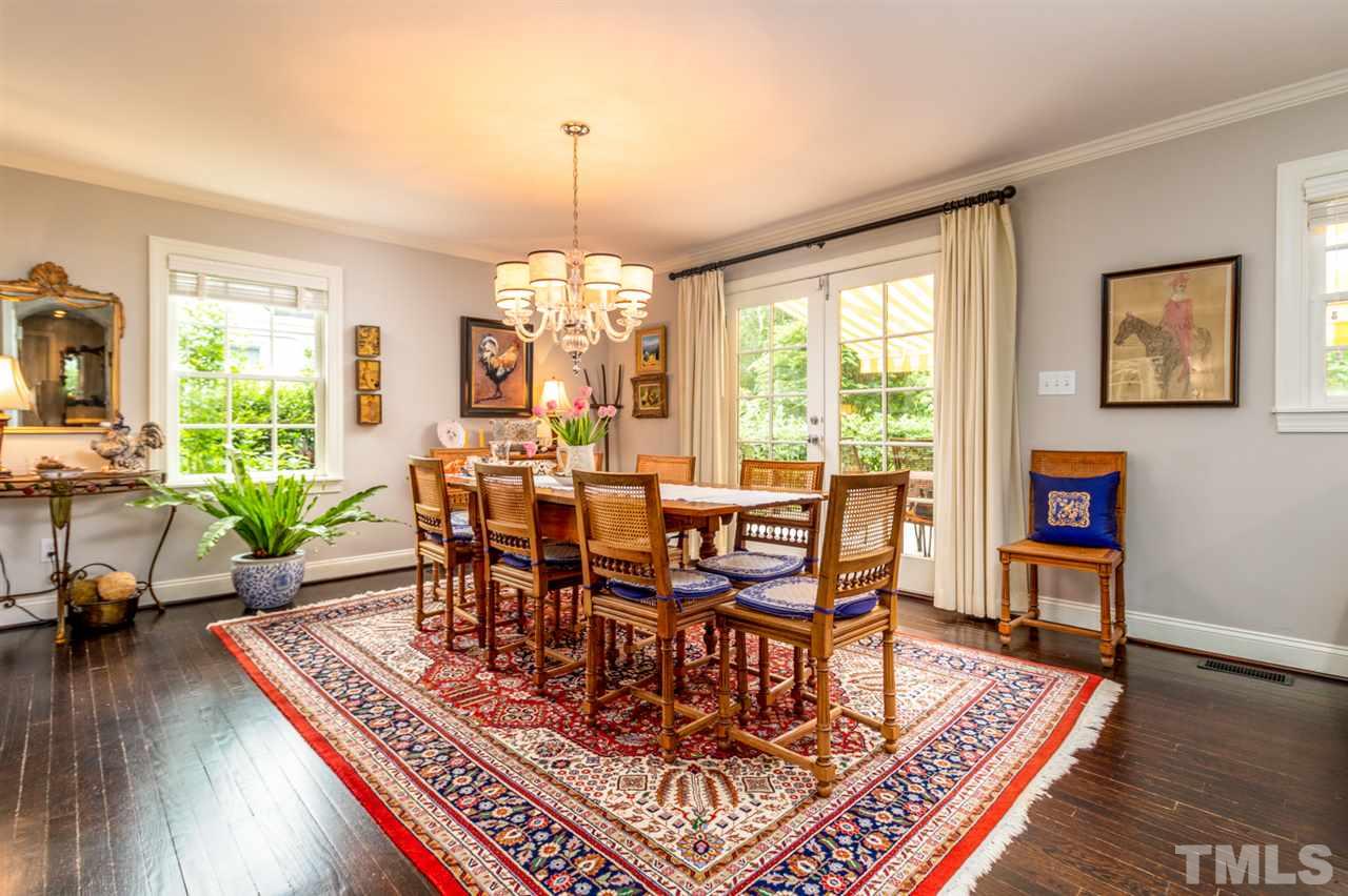 1321 Brooks Avenue Raleigh, NC 27607 - Photo 30 of 30 How nice to have a dining room you use every day as part of this great open floor plan, guests love it and so will your family.