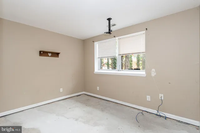 a view of an empty room