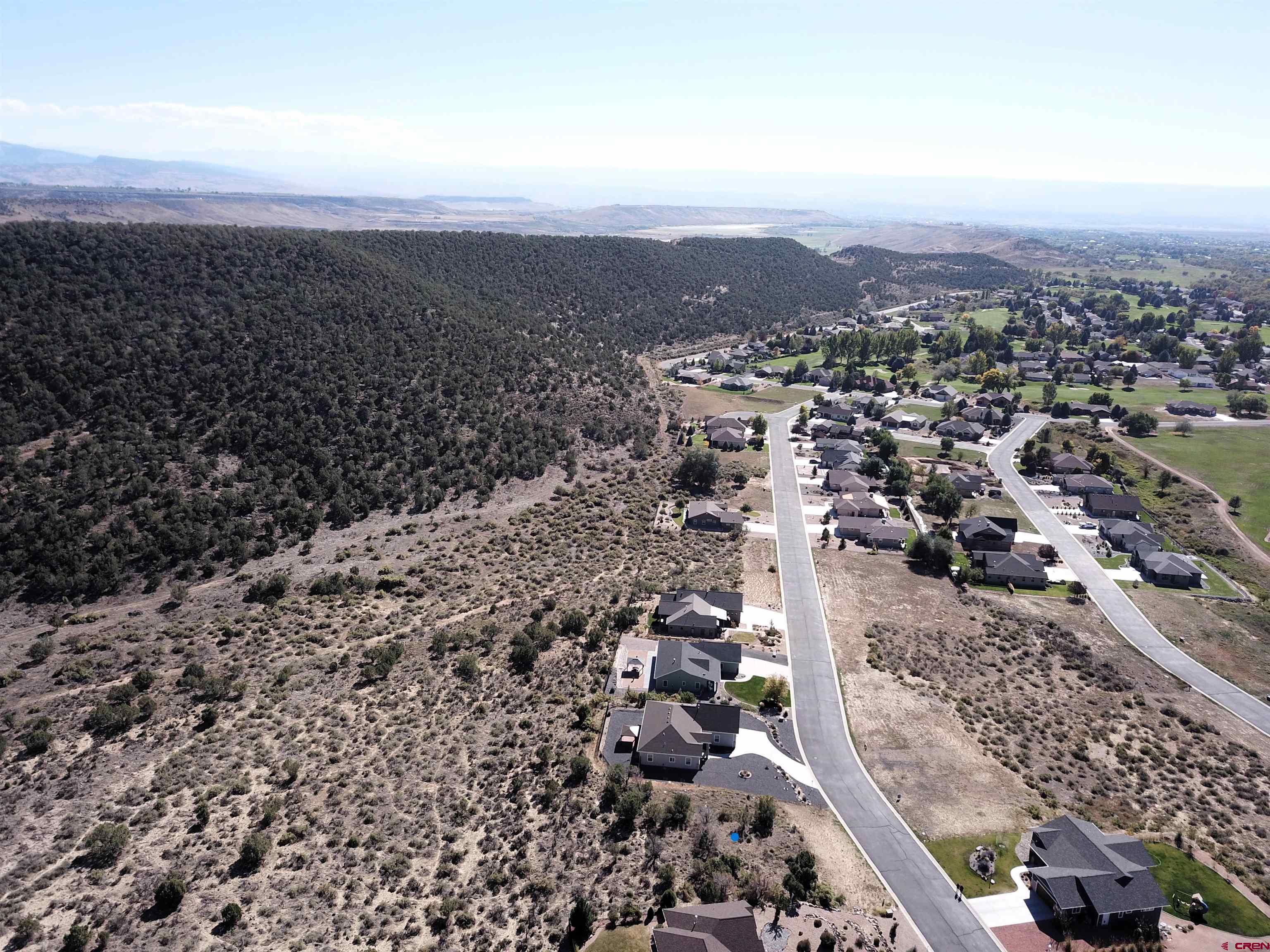 725 Southeast Pine Street Cedaredge, CO 81413 - Photo 4 of 11 an aerial view of house with yard and mountain view in back