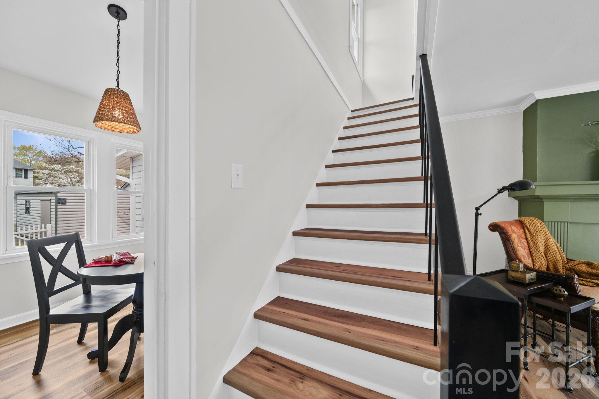 196 Spruce Street Badin, NC 28009 - Photo 24 of 43 a view of entryway with wooden floor