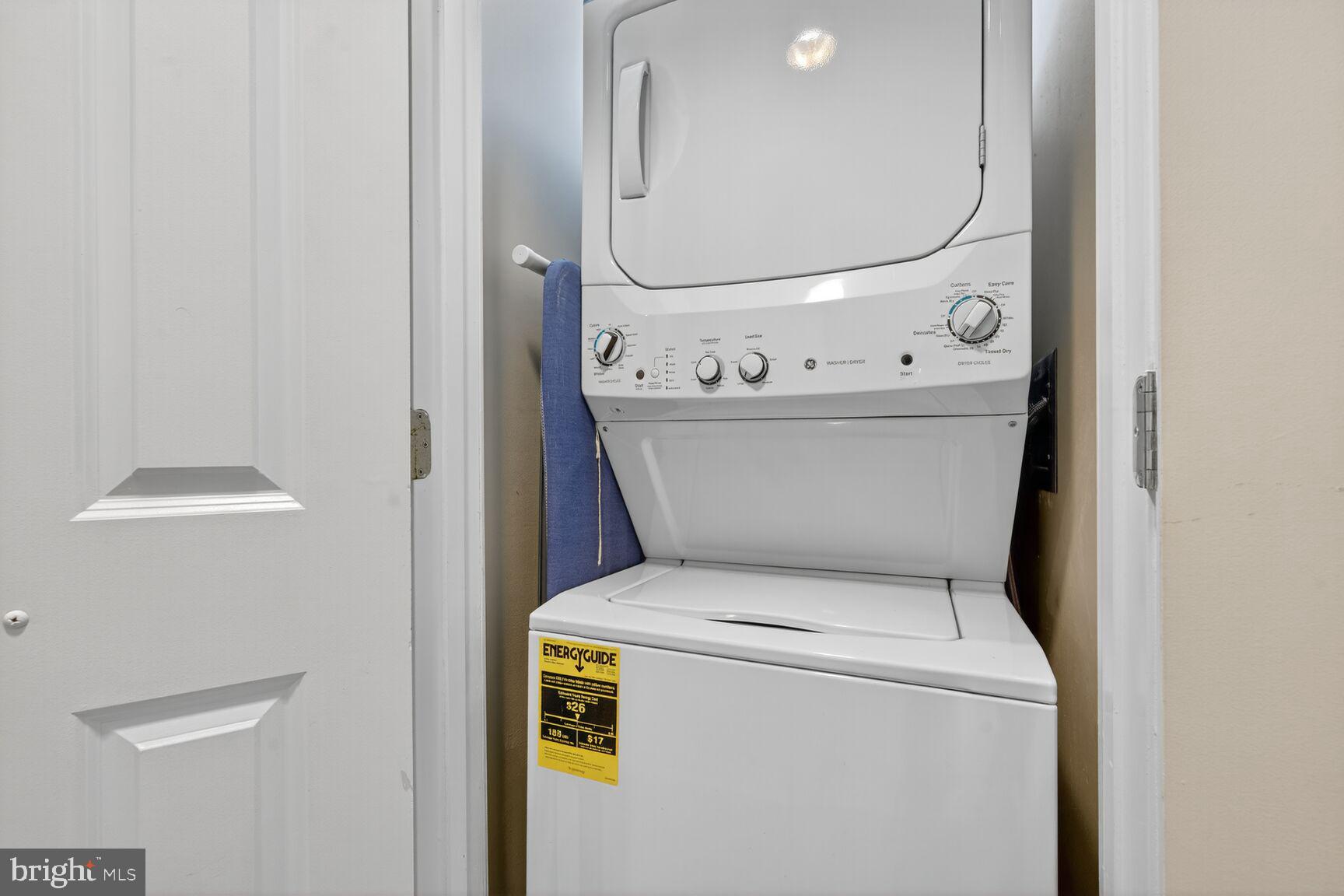 777 7th Street Northwest, Unit 526 Washington, DC 20001 - Photo 9 of 24 a utility room with dryer and washer