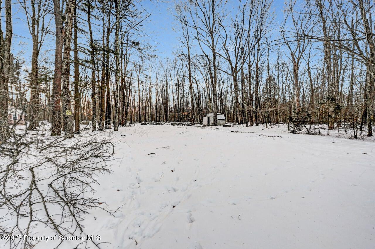 71 Sandy Beach Road Gouldsboro, PA 18424 - Photo 53 of 57 a view of snow on the road
