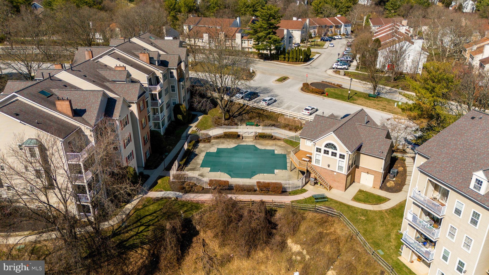 2322 Falls Gable Lane, Unit N Baltimore, MD 21209 - Photo 40 of 44 an aerial view of residential houses with outdoor space