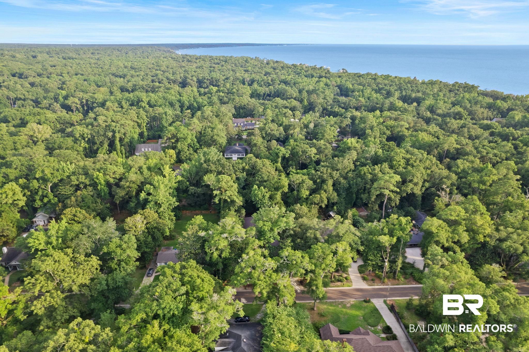 202 Beall Lane Daphne, AL 36526 - Photo 45 of 46 Birds eye view of property featuring a water view