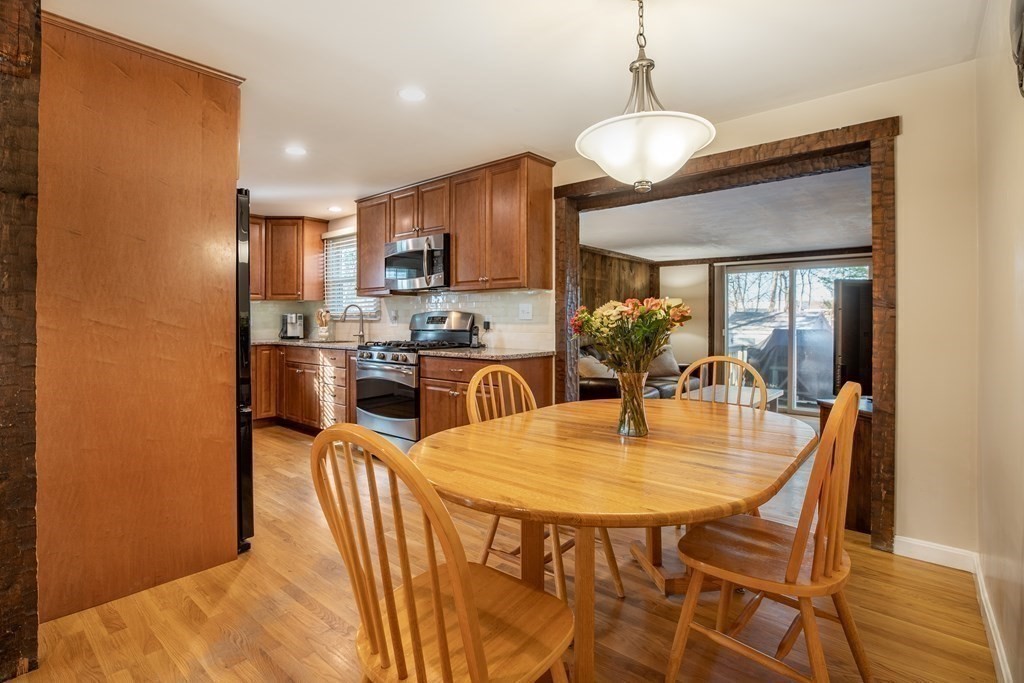 1 Spring Lane Sharon, MA 02067 - Photo 5 of 23 a dining room with furniture and chandelier