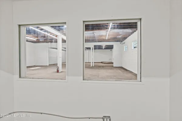 a view of empty room