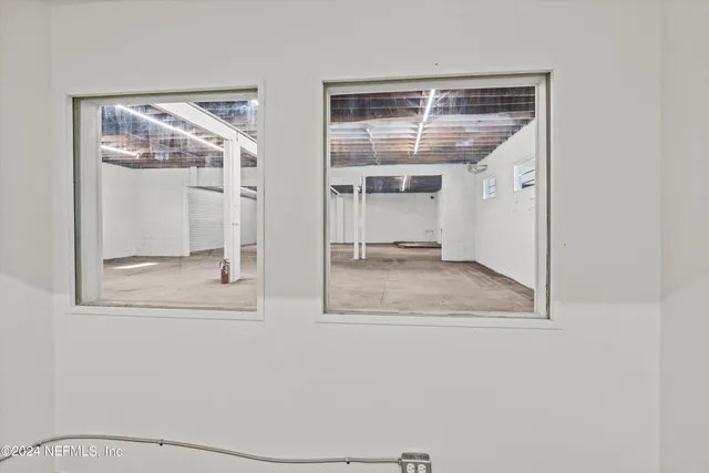 a view of empty room