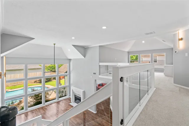 a very nice looking room with a large window