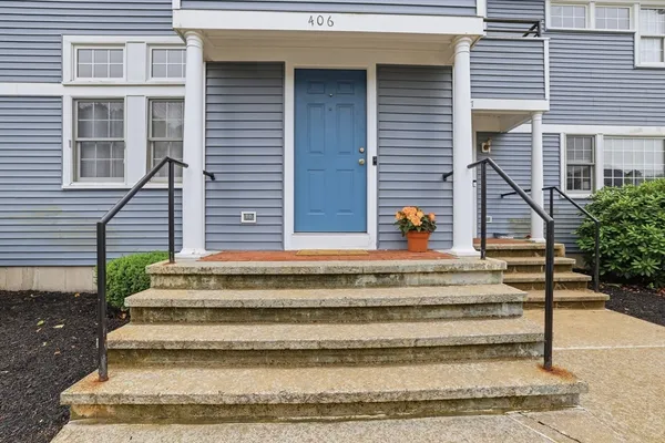 a view of building with stairs