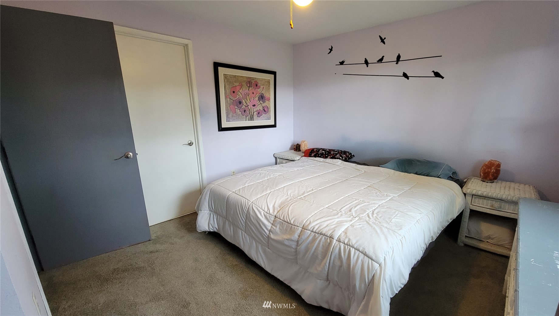 1224 Mission Road Everson, WA 98247 - Photo 12 of 30 a bedroom with a bed and wall painting