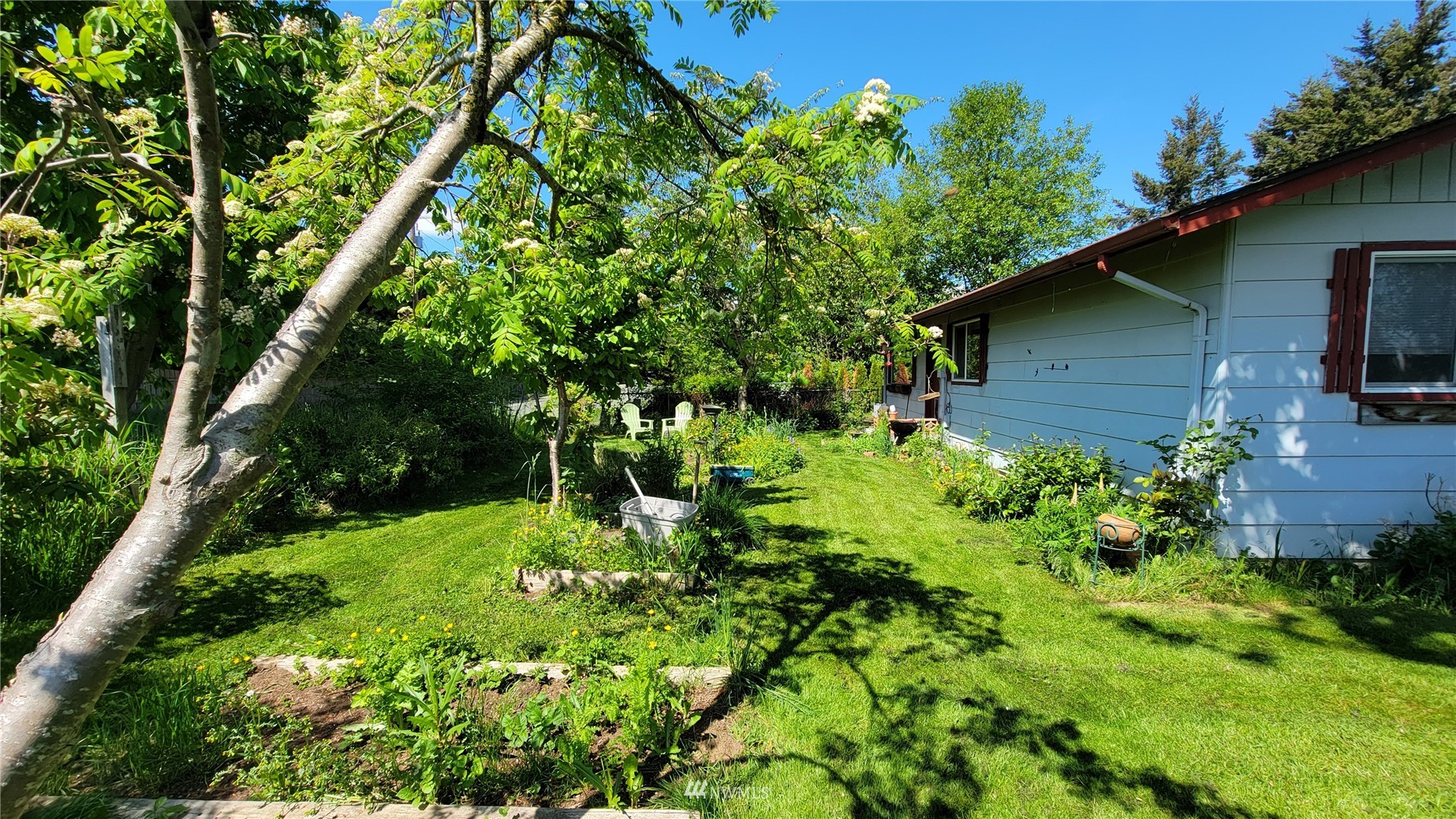 1224 Mission Road Everson, WA 98247 - Photo 2 of 30 a backyard of a house with lots of green space