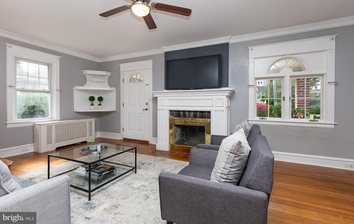 2029 Laurel Road Havertown, PA 19083 - Photo 8 of 45 a living room with furniture fireplace and window