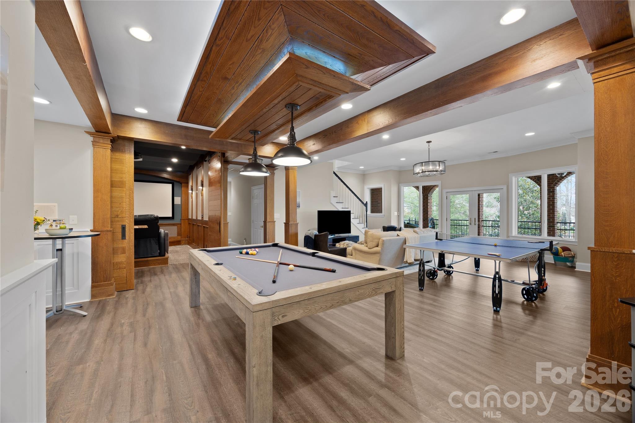 8052 Westbay Road Denver, NC 28037 - Photo 27 of 45 a room with stainless steel appliances lots of table and chairs