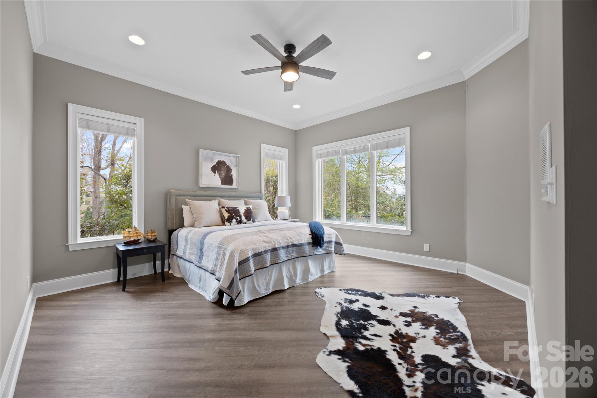 8052 Westbay Road Denver, NC 28037 - Photo 31 of 45 a bedroom with a large bed and a window