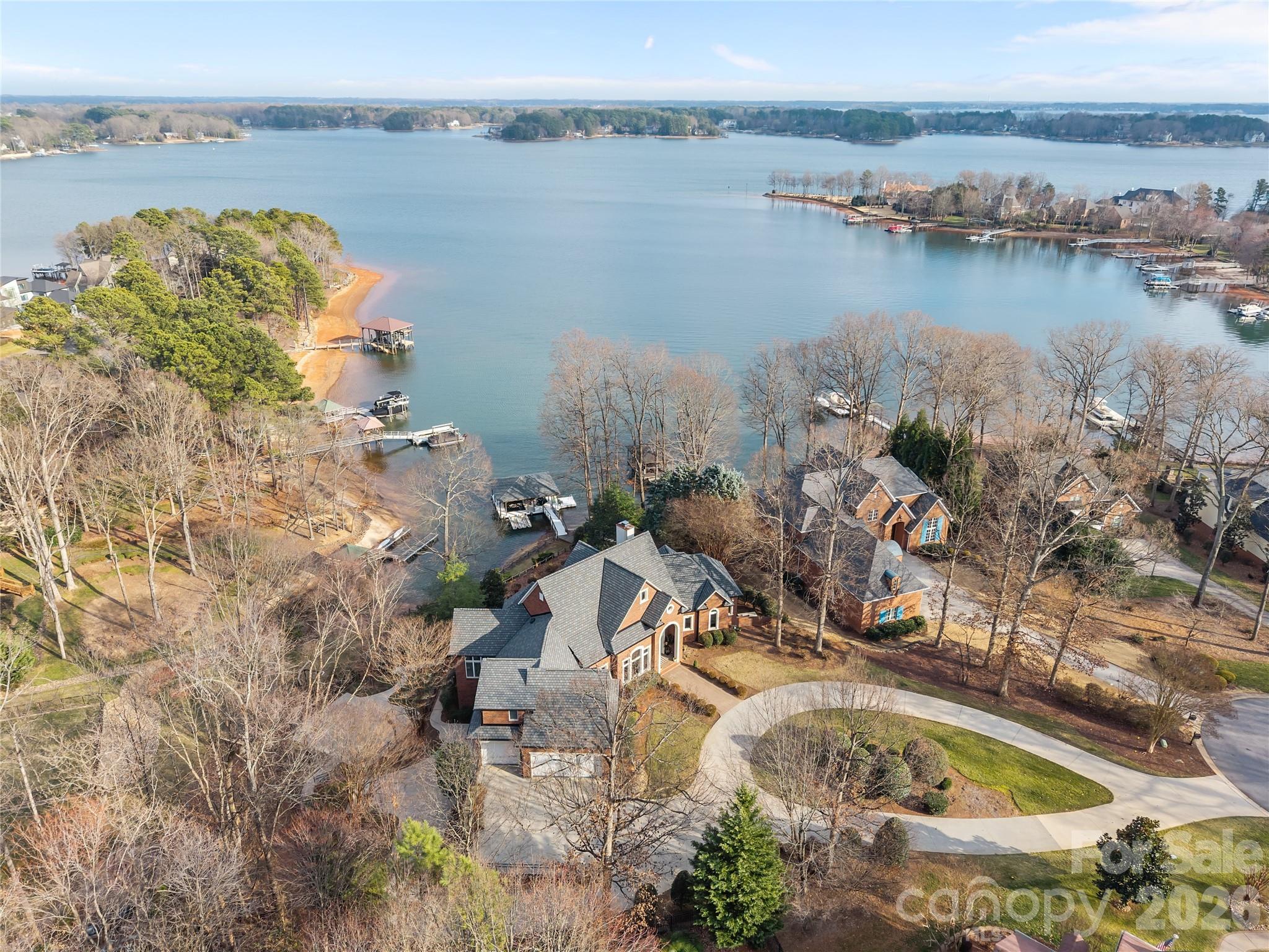 8052 Westbay Road Denver, NC 28037 - Photo 45 of 45 an aerial view of a house with a lake view