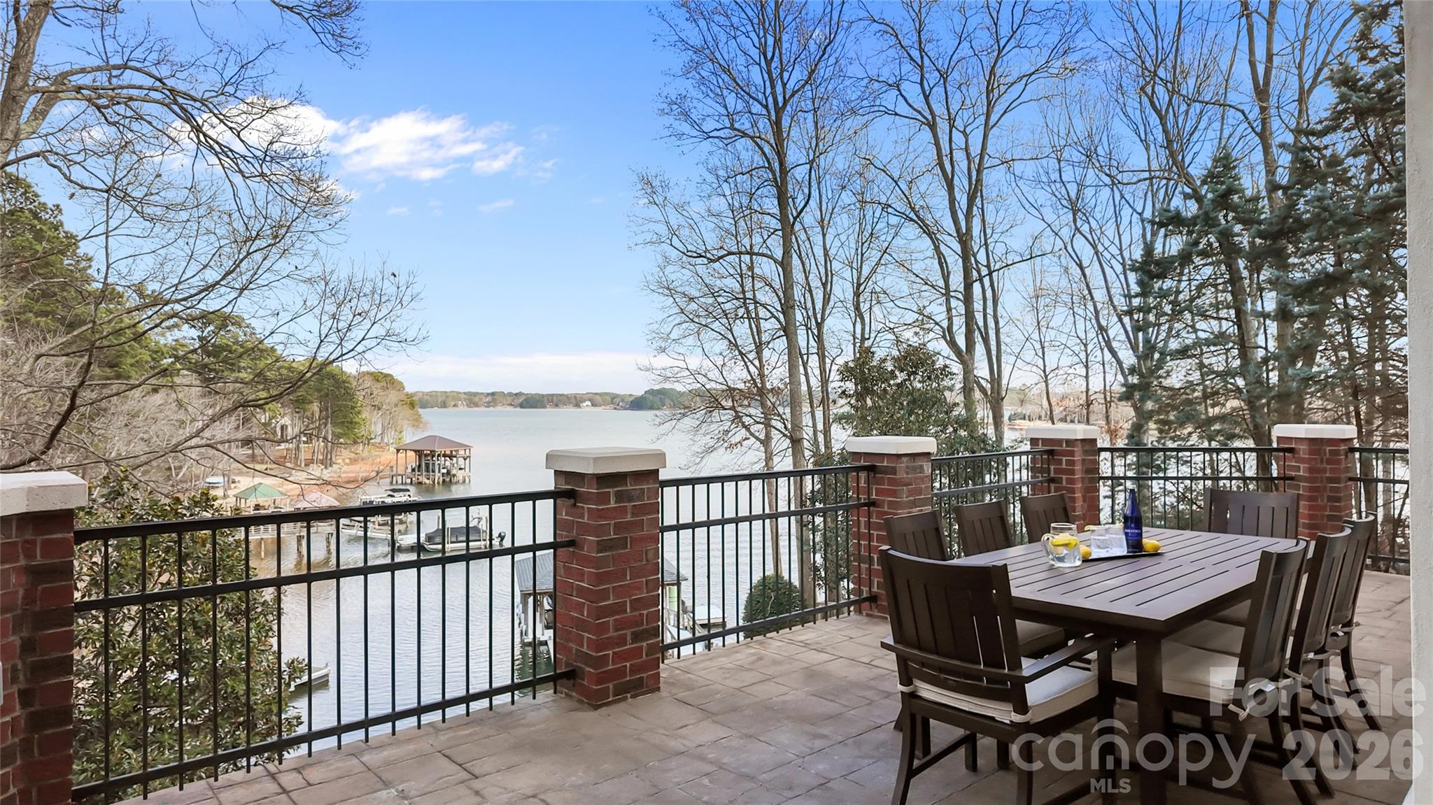 8052 Westbay Road Denver, NC 28037 - Photo 10 of 45 a view of a patio with iron fence
