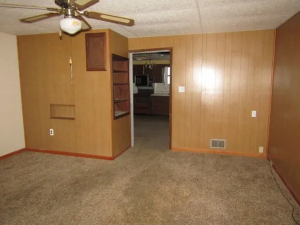 an empty room with a empty space