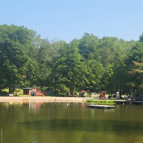 a view of lake with trees