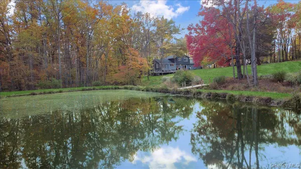 a view of lake background with house