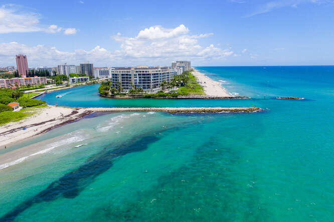 1180 South Ocean Boulevard, Unit 9E Boca Raton, FL 33432 - Photo 1 of 51 aerial2-044-014-666x444