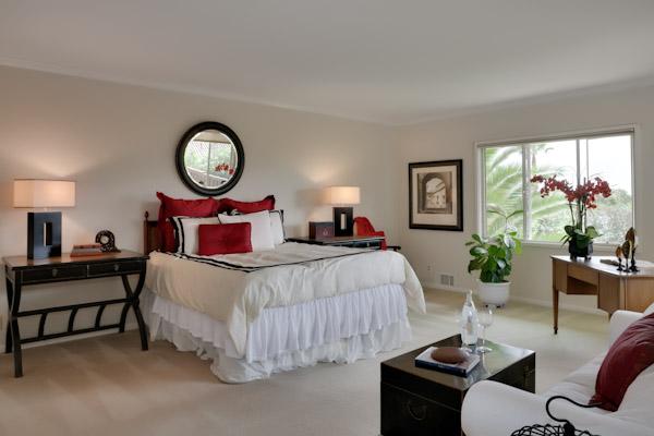 1935 Mission Ridge Road Santa Barbara, CA 93103 - Photo 6 of 10 a bedroom with bed and a window