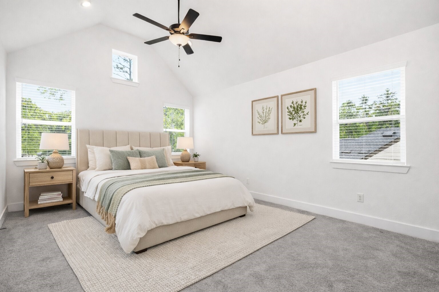 219 Prairie Rose Court Conroe, TX 77318 - Photo 26 of 49 a bedroom with a bed and a window