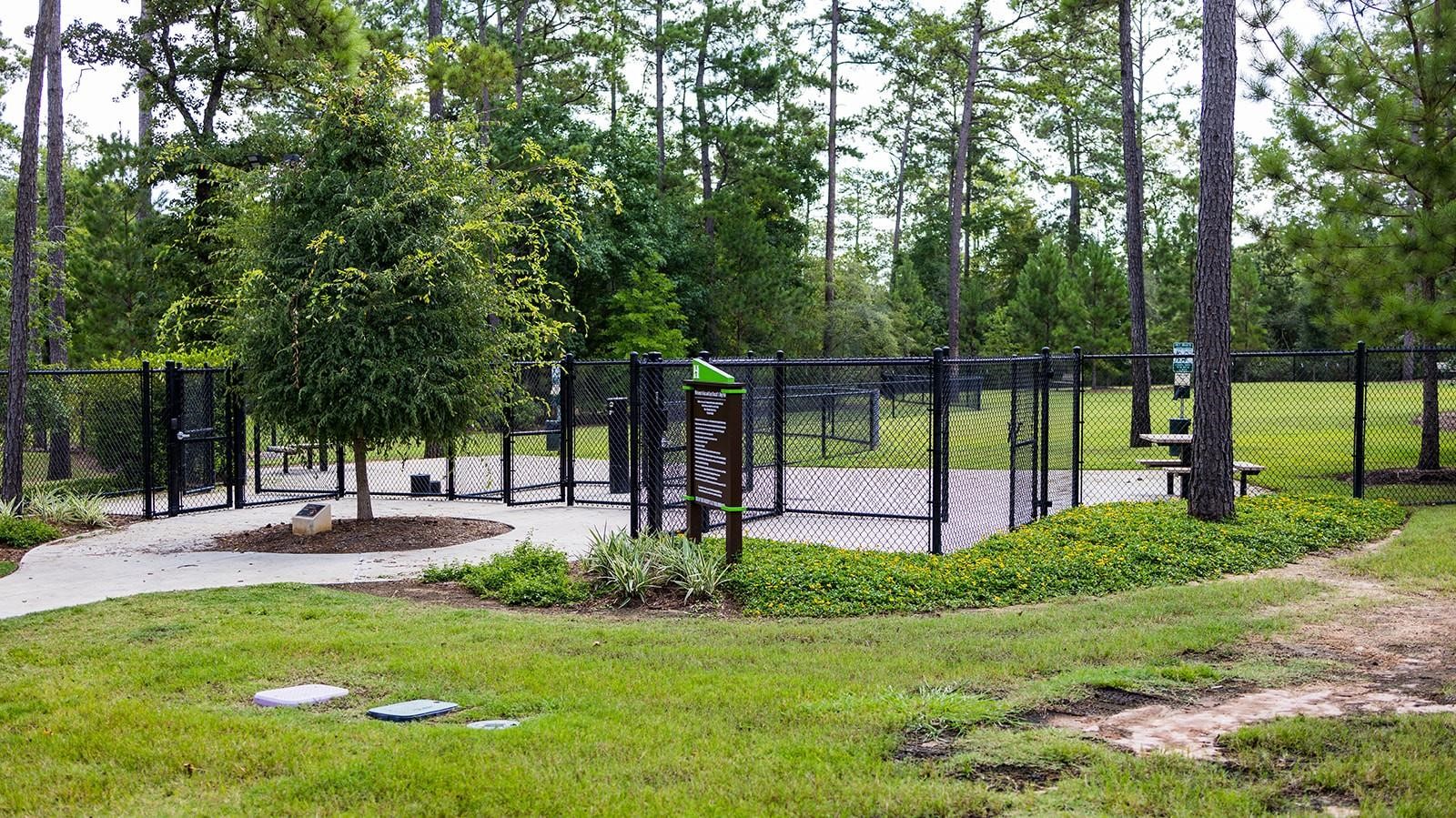219 Prairie Rose Court Conroe, TX 77318 - Photo 44 of 49 a view of a park with a tree
