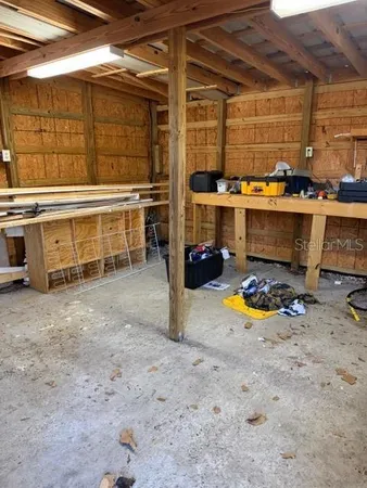 a view of storage and utility room